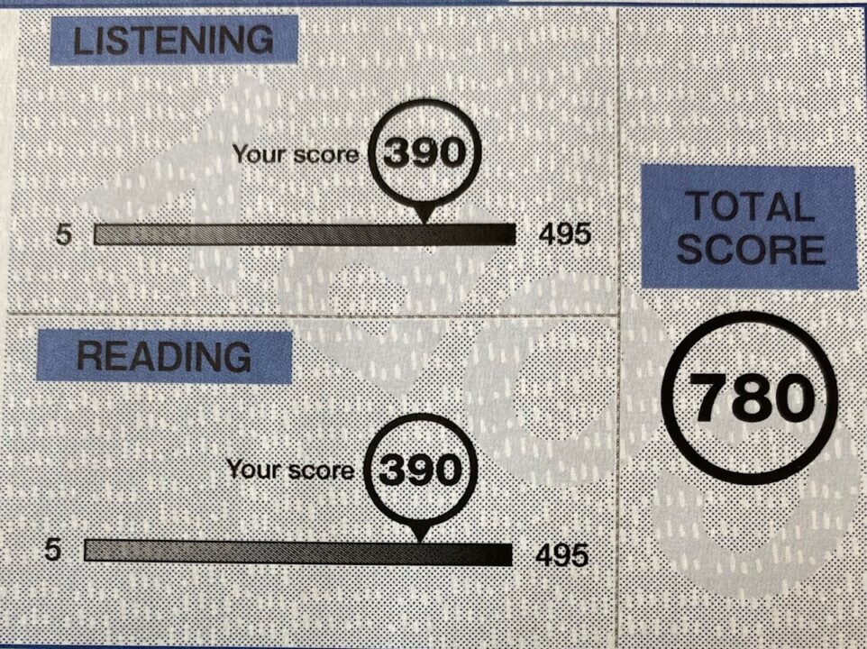 TOEIC 結果